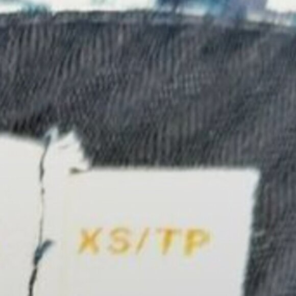 TORY BURCH / Slim Crop Ponte Pants Blue Tribal Print Sz XS - Picture 11 of 11